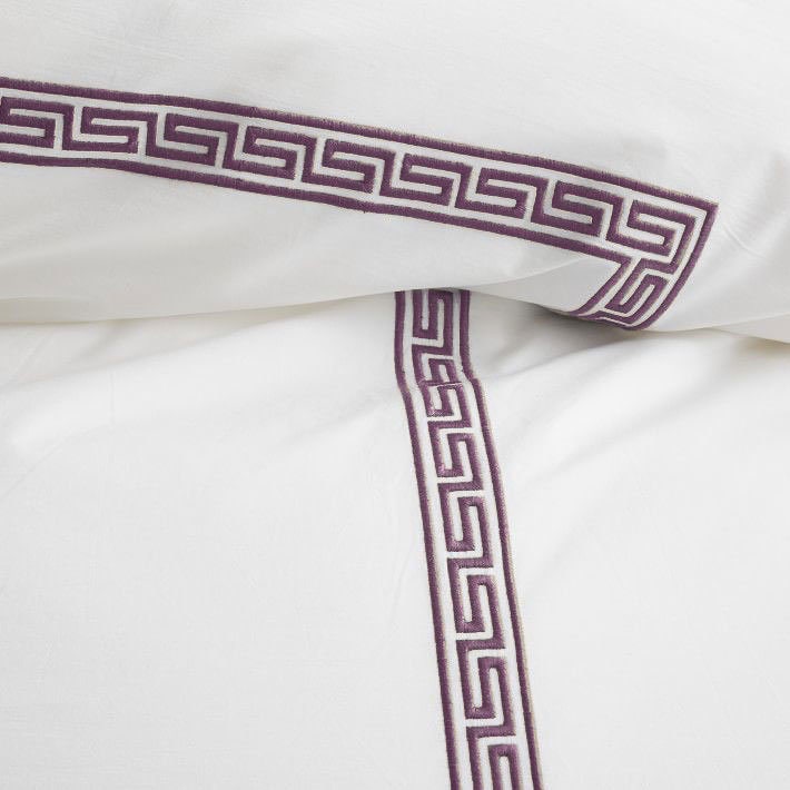 Maze - Cotton Sateen Embroidered Edge Duvet Cover Sets-4