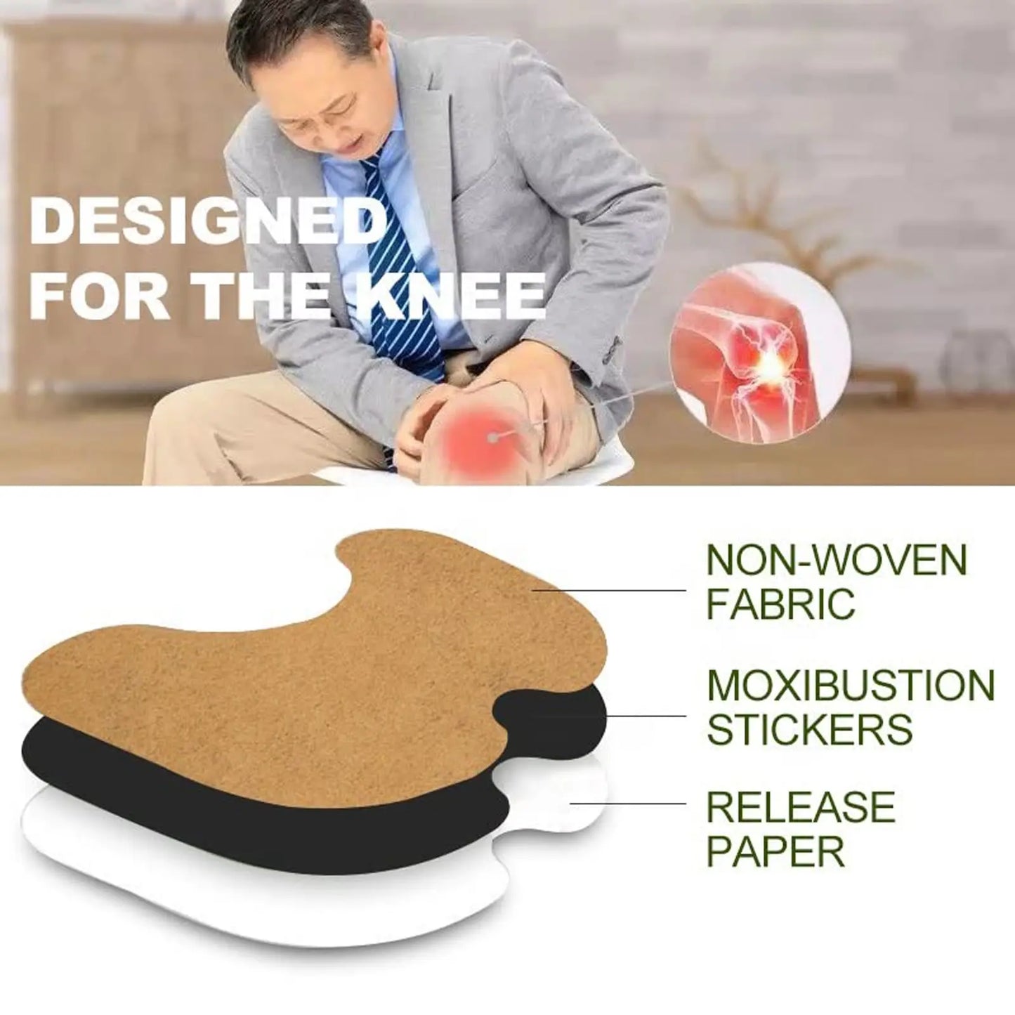 Knee pain relief patches for instant relief